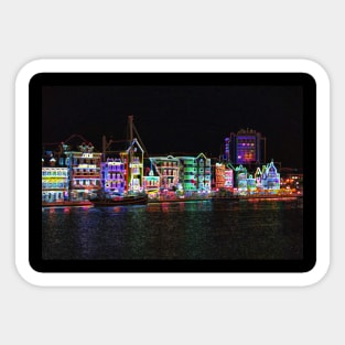 Neon Nights on Curacao Sticker